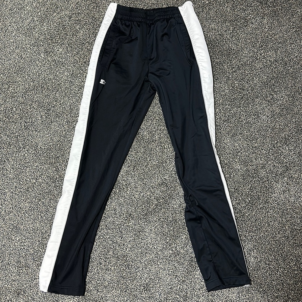 Brand new Starter snap up warm-up pants